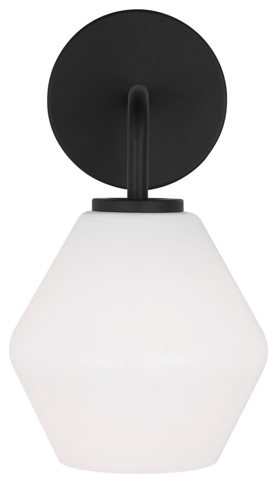 Generation Lighting 4002481 Jett 11" Tall Bathroom Sconce - Midnight Black