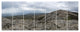 Rocky Mountain Peak Panorama, Landscape Canvas Art Print, 83"x32", 7 Panels