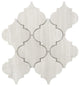 Arabesque Interlocking Mosaic Tile, White Oak, 30 Sq. ft.