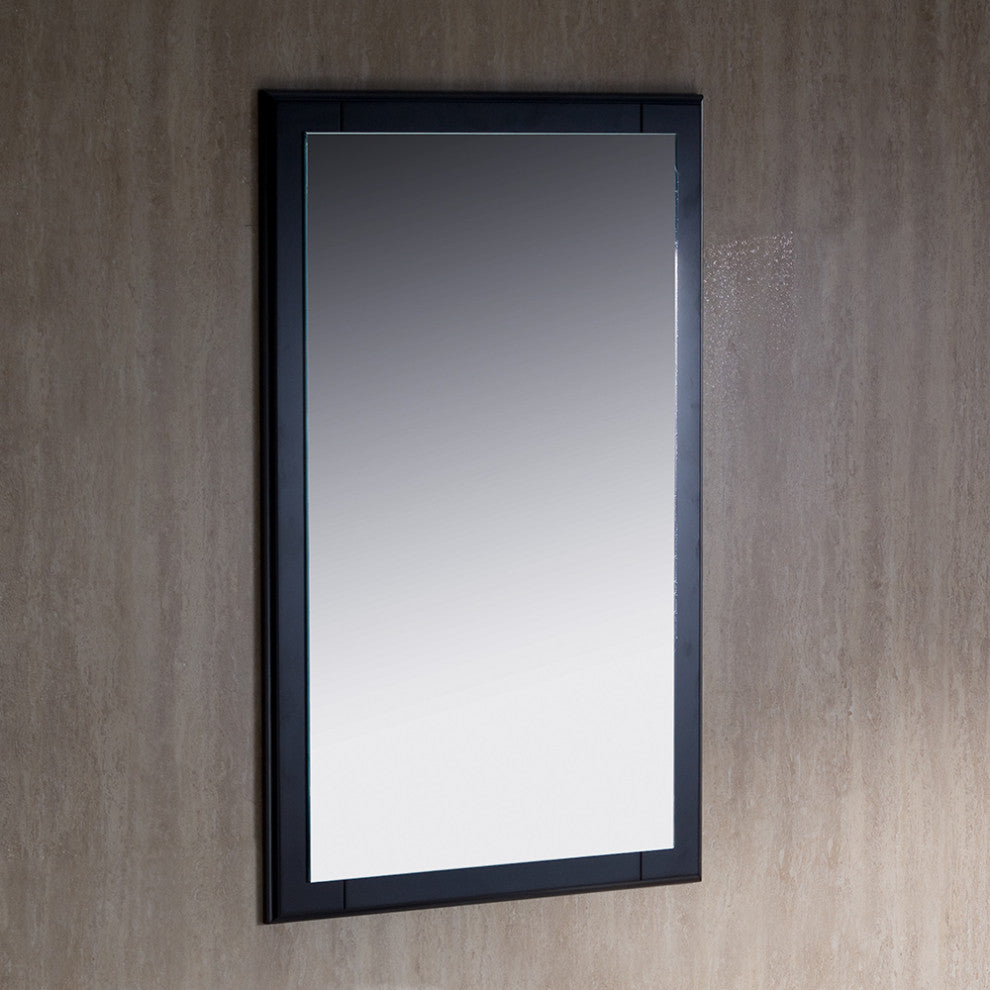 Oxford Mirror, Espresso, 20"
