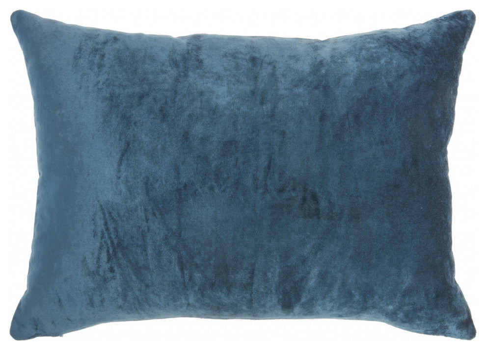 Bold Teal Leopard Lumbar Pillow