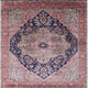 Ahgly Company Indoor Square Mid-Century Modern Area Rugs, 3' Square