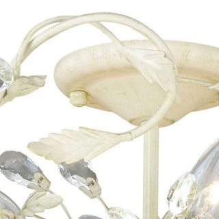 Jardin 19-in Semi Flush Ceiling Light French Cream