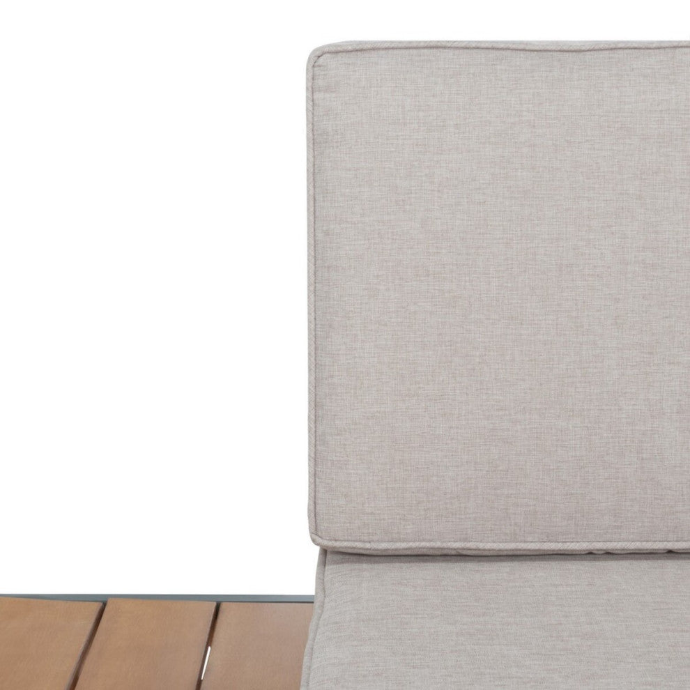 Safavieh Guthrie Corner Living Set, Natural / Light Grey