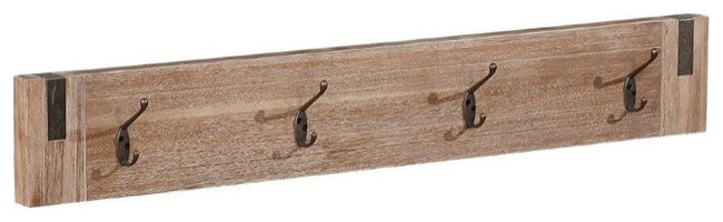 Woodstock Acacia Wood with Metal Coat Hook and Bench Set