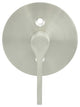 Barn Door Privacy Lock, Round Rose, 2.25" BS, TT17 ADA Turn, Satin Stainless