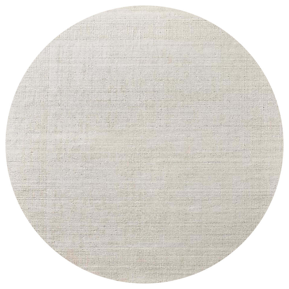 Ahgly Company Indoor Round Mid-Century Modern Area Rugs, 4' Round