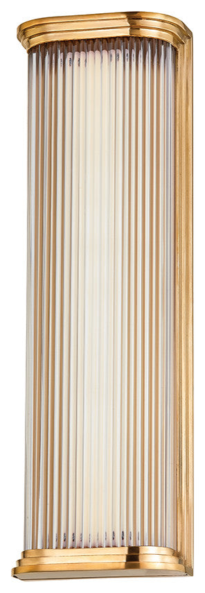 Newburgh 1-Light Wall Sconce, Aged Brass