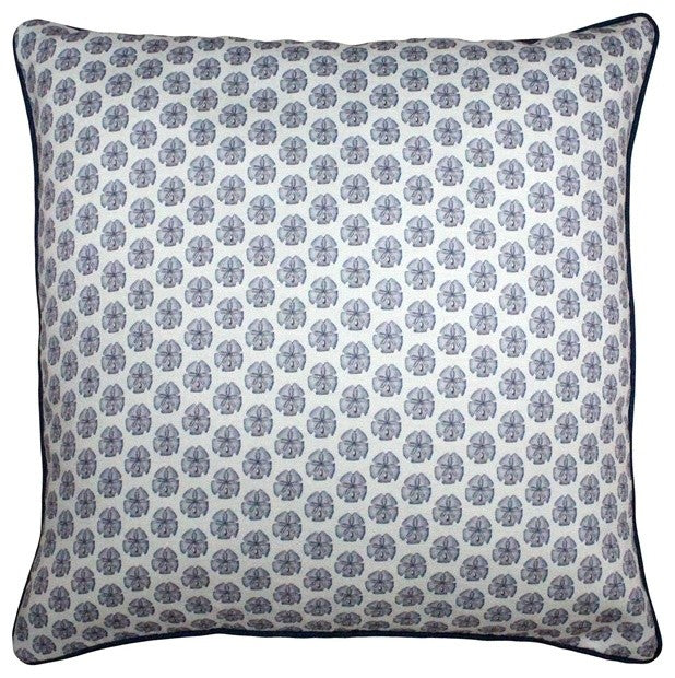 Tracy Upton Big Island Sand Dollar Tiny Scale Print Throw Pillow, 26"x26"
