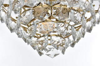 Home Living 24" Chandelier, Satin Gold