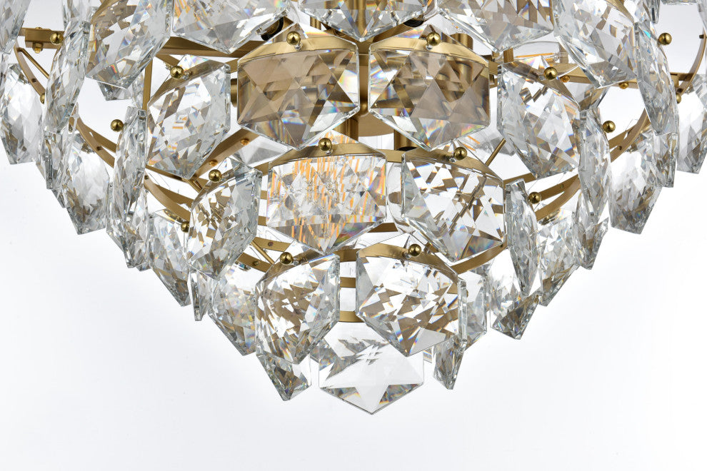 Home Living 24" Chandelier, Satin Gold
