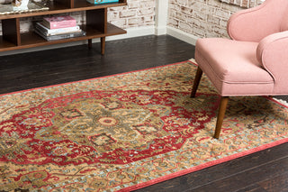 Unique Loom Red Arsaces Sahand 2' 2 x 3' 0 Area Rug