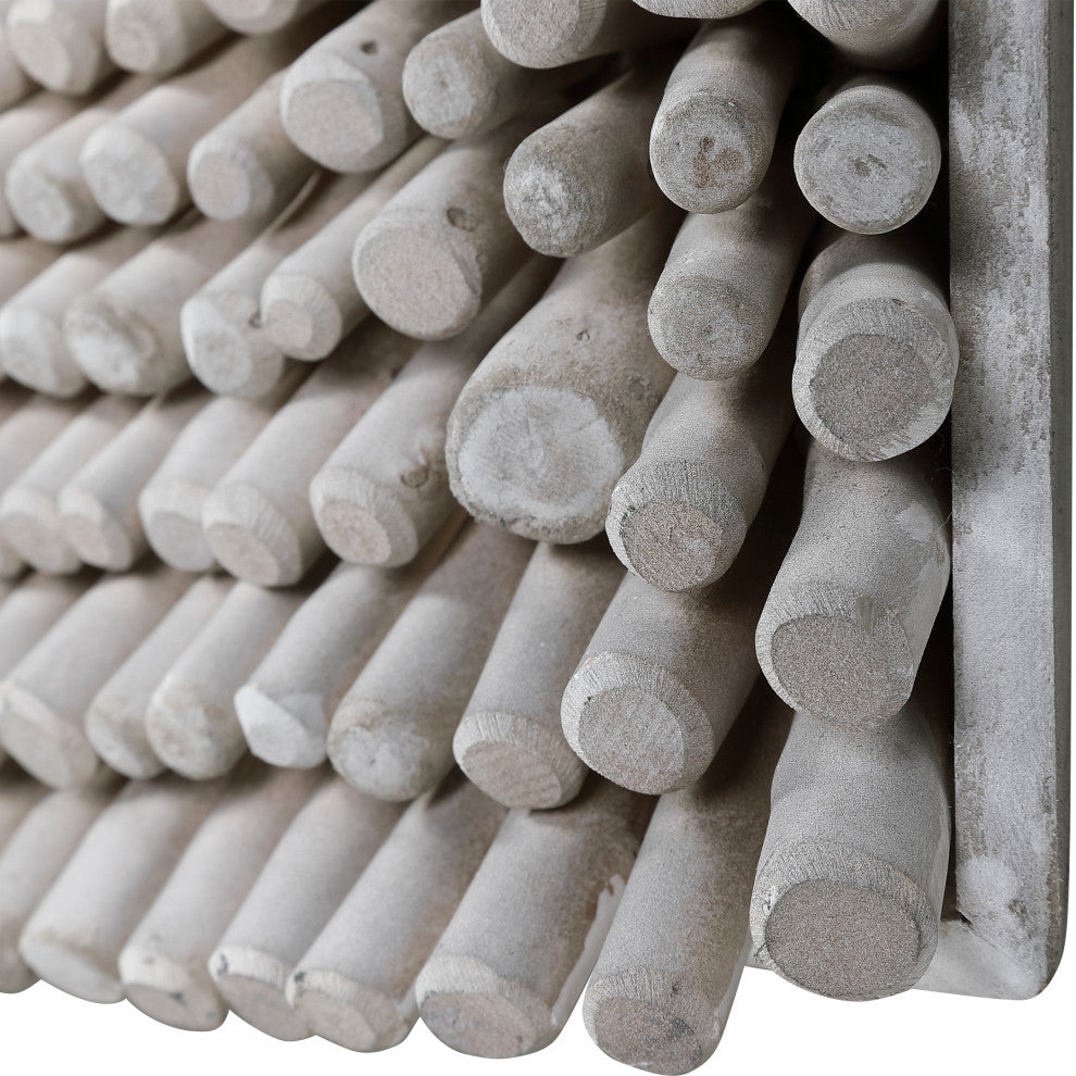 Uttermost Portside Coastal Wood Wall Panel in Brown and Woodtone