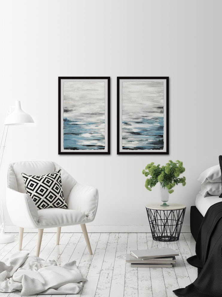 Reflective Sea Diptych, 48"x36"