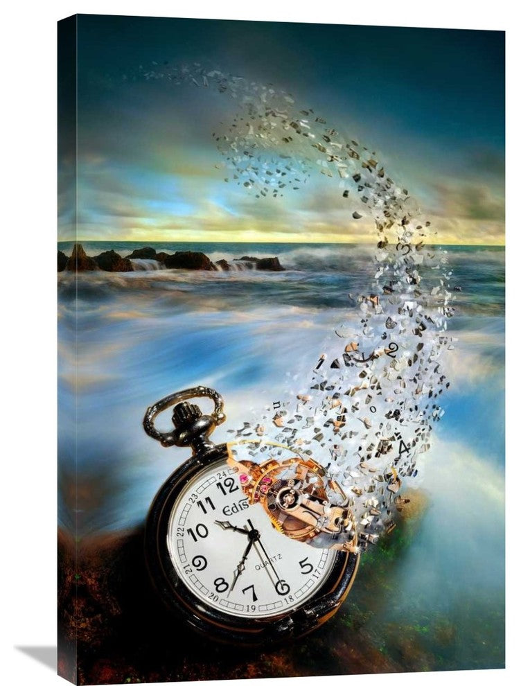 "The Vanishing Time" Stretched Canvas Giclee by Sandy Wijaya, 20x30"