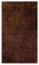 5" x 7" Brown Textured Modern Area Rug