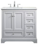 Elegant VF15536GR 36"Single Bathroom Vanity, Gray