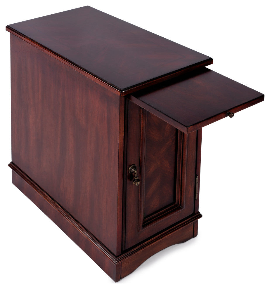 Butler Harling Chairside Chest, Dark Brown