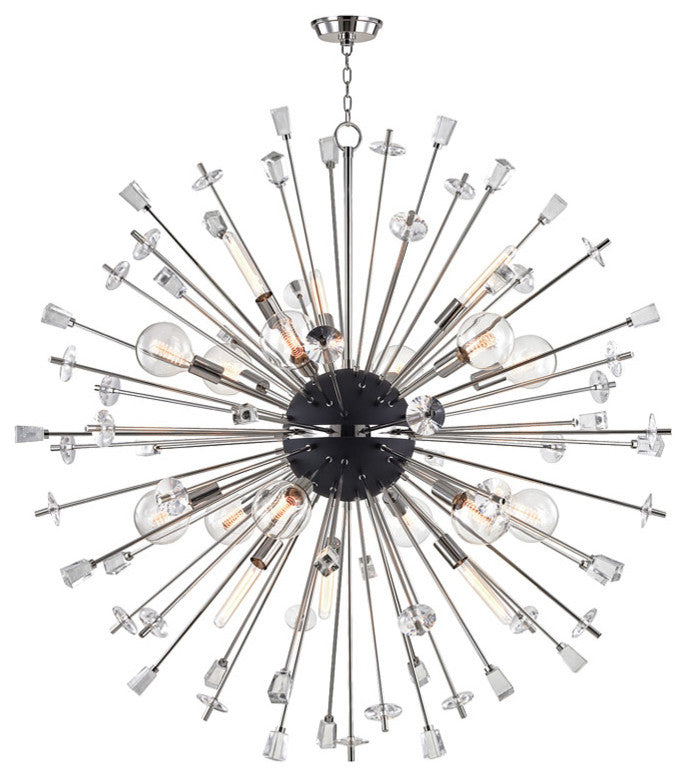 Liberty 18-Light Chandelier, Finish: Polished Nickel