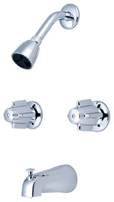 Central Brass Two Handle Tub & Shower Set