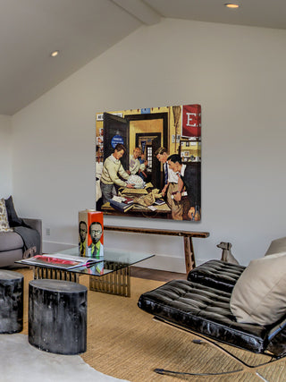 "Package from Home" Painting Print on Canvas by Stevan Dohanos