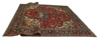 Fine Vintage Distressed Beretun Red Rug