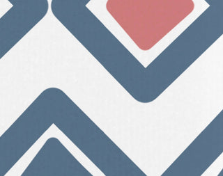 18"x30" Diamond Jive 2 Geometric Print, Navy Blue