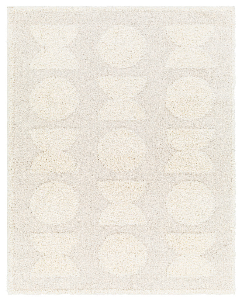 Rodos RDO-2322 Cream Machine Woven 5'3" x 7' Rug