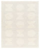 Rodos RDO-2322 Cream Machine Woven 5'3" x 7' Rug