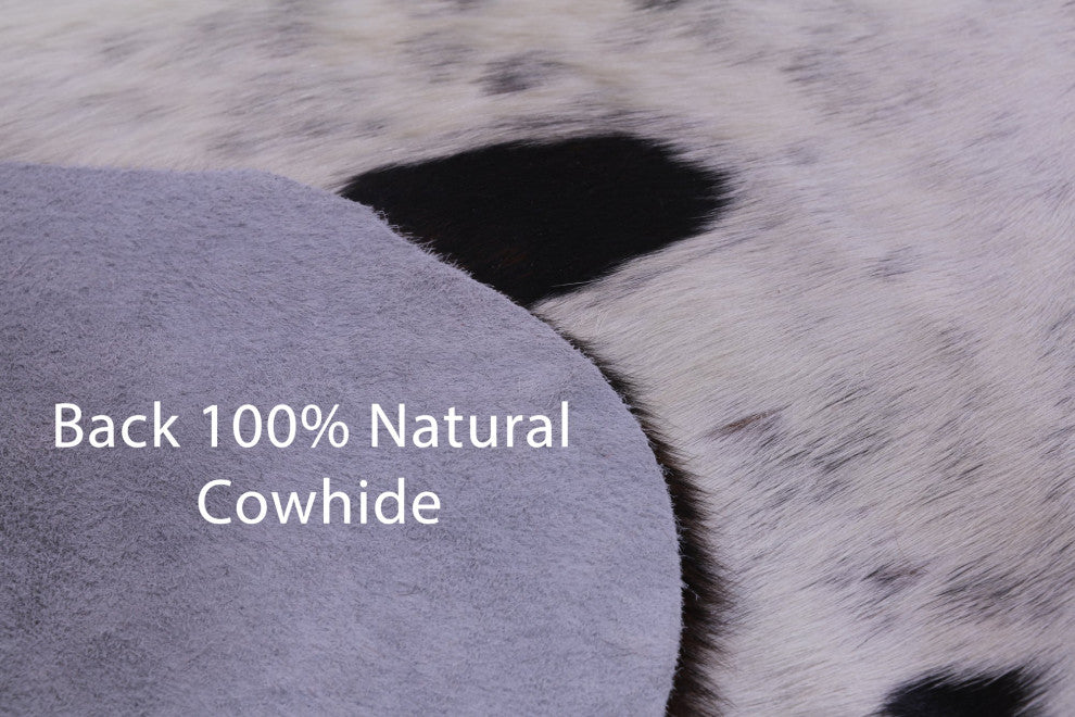 Natural Cowhide Rug 6' 6" X 6' 0" C1823