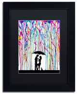 Marc Allante 'Two Step' Art, Black Frame, Black Mat, 14x11
