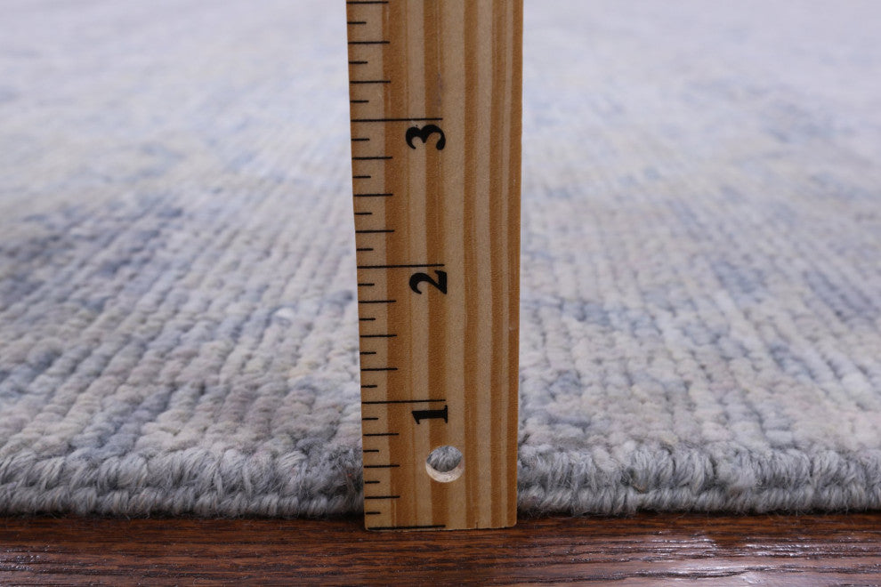 6' 3" X 9' 0" Modern Handmade Wool Rug Q8602
