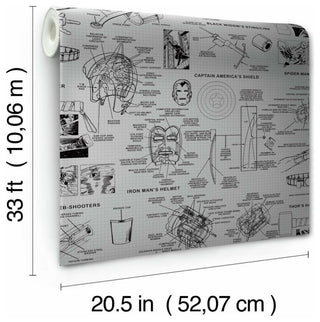 Marvels Heroes Schematics Wallpaper