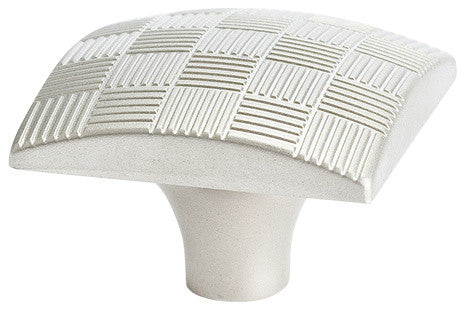 Berenson Cabinet Knob 1.13"x1.13"x0.88", Satin Nickel