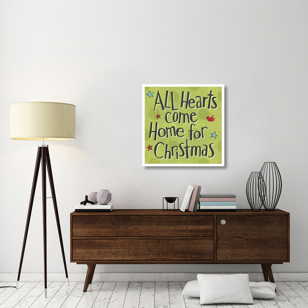 "Whimsy Winterland V" Digital Paper Print by Anne Tavoletti, 32"x32"