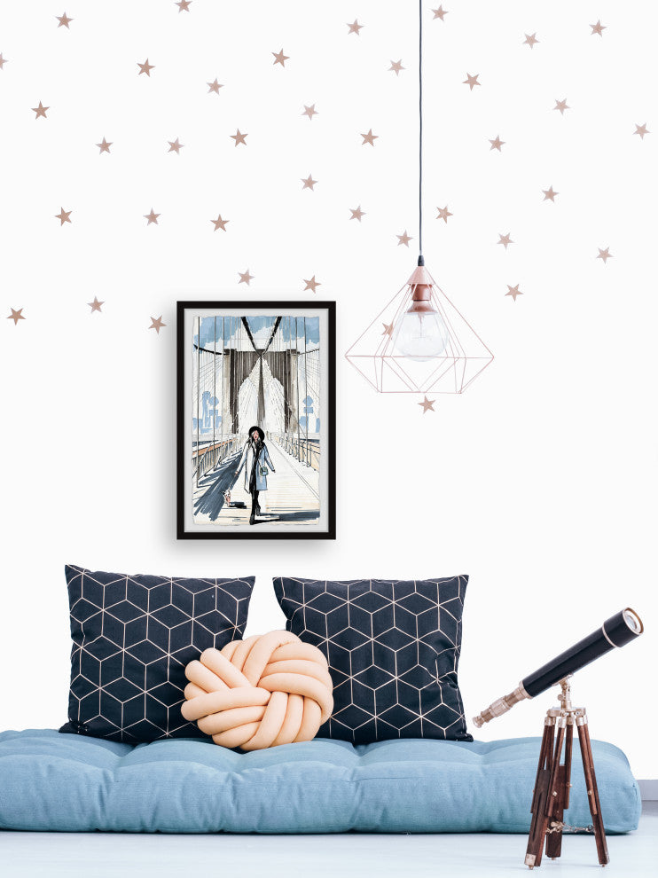 "Bridge Runway" Framed Painting Print, 16x24