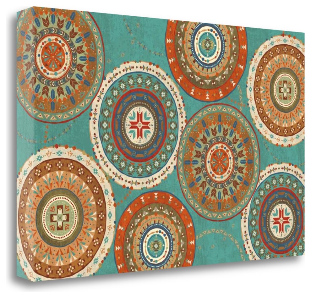 "Southwest At Heart XIII" By Veronique Charron, Giclee on Gallery Wrap Canvas
