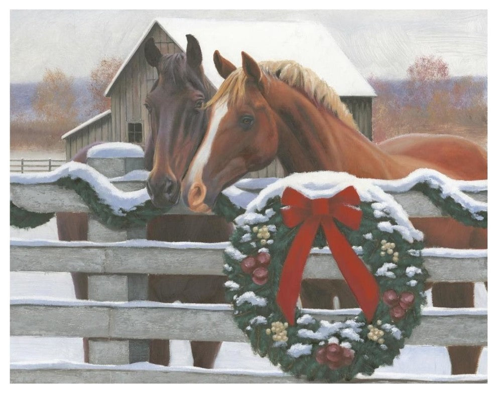 "Christmas in the Heartland II" Digital Paper Print by James Wiens, 22"x18"