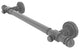 16" Grab Bar Smooth, Matte Gray