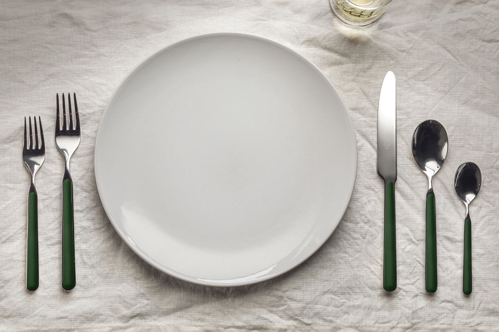 Fantasia Flatware, Green, 5-Piece Set