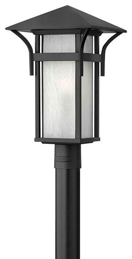 Hinkley Harbor Medium Post Top Or Pier Mount Lantern, Satin Black