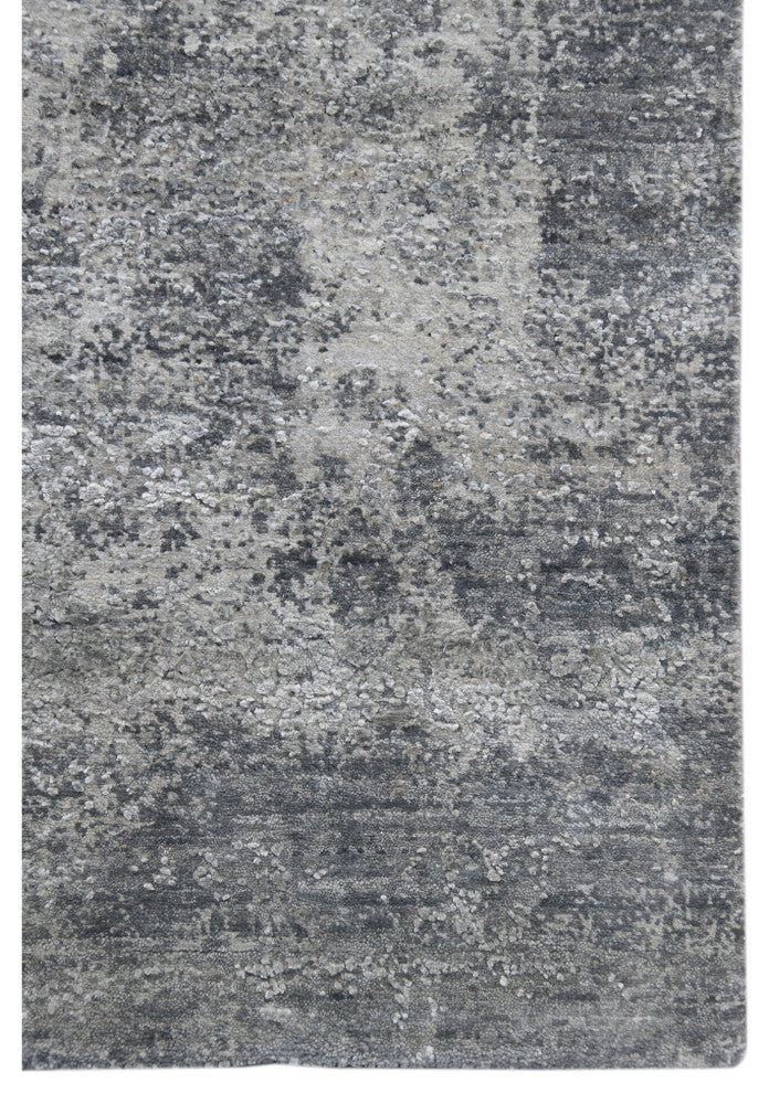 Zenith Area Rug, Gray, 10' x 14', Bordered