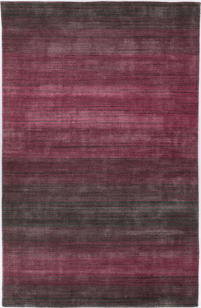 Cleo Handwoven Contemporary Rug, Pink/Gray, Rectangular 7'9x10'6
