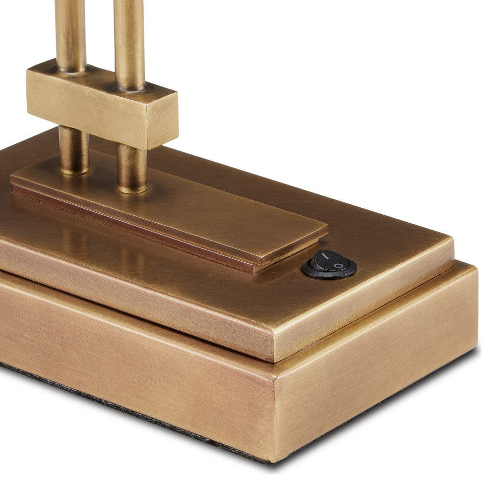 Symmetry Brass Desk Lamp