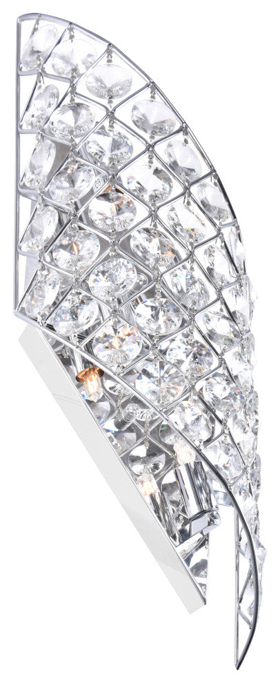 Chique 4 Light Wall Light With Chrome Finish