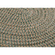Softex Check CX16 Myrtle Green Check Traditional Area Rug, Round 10'x10'
