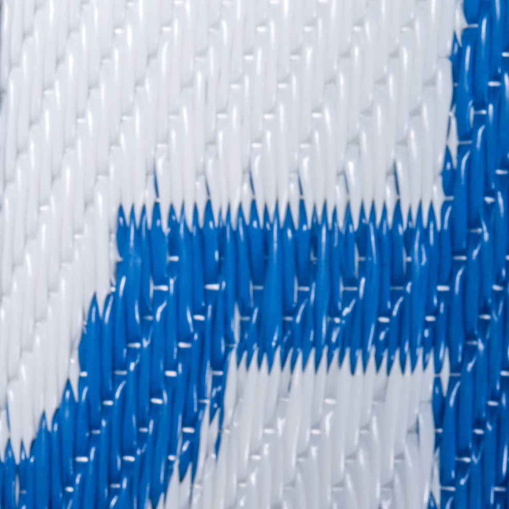 DII Blue Lattice Outdoor Rug 4''x''6''