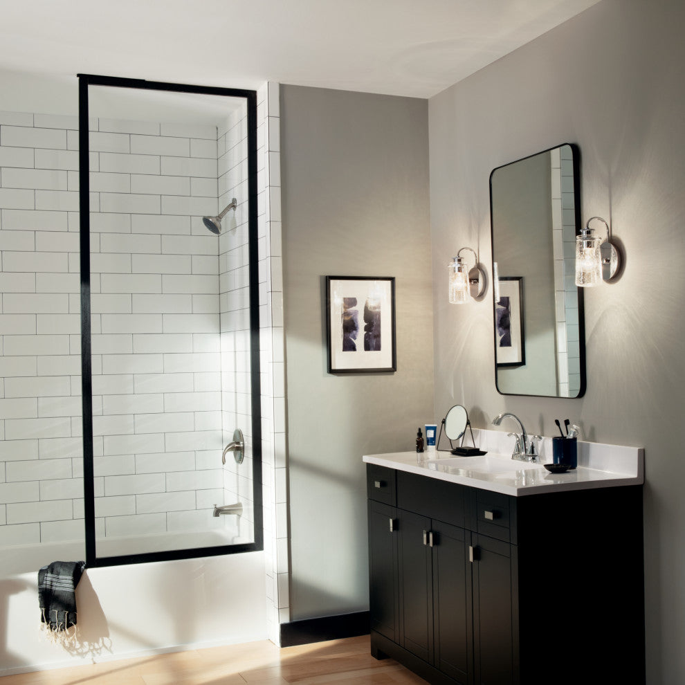 Wall Sconce 1-Light, Chrome