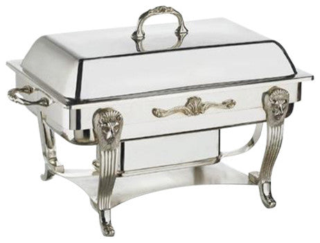 Elegance Silver Plated 8 qt. Rectangular Chafing Dish