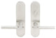 Sequoia Lever, Tubular Passage, Privacy Bolt, Left Hand, Satin Stainless Steel